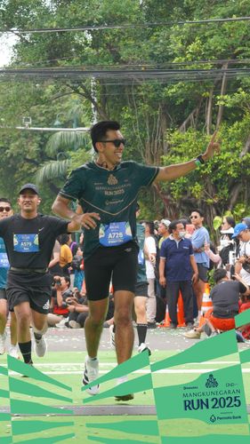 Race photo from Mangkunegaran Run 2025