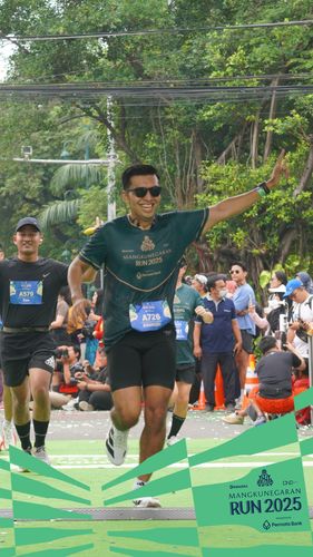 Race photo from Mangkunegaran Run 2025