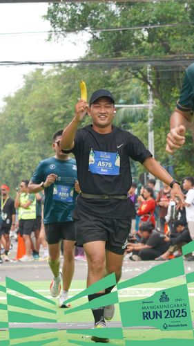Race photo from Mangkunegaran Run 2025