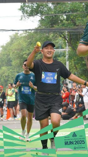 Race photo from Mangkunegaran Run 2025