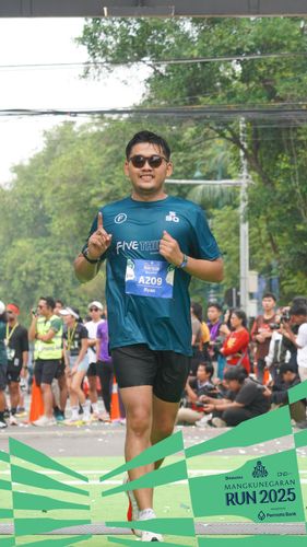 Race photo from Mangkunegaran Run 2025