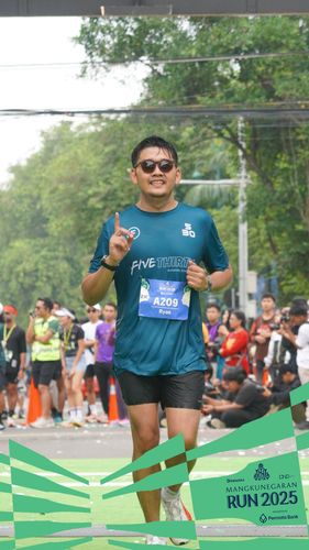 Race photo from Mangkunegaran Run 2025