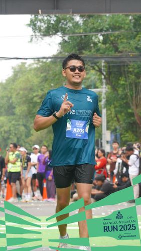 Race photo from Mangkunegaran Run 2025