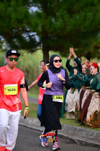 Race photo from CISANGKAN KBP CITY RUN 2025