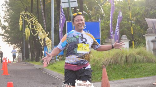 Race photo from Taman Budaya x BOGORUN 2025