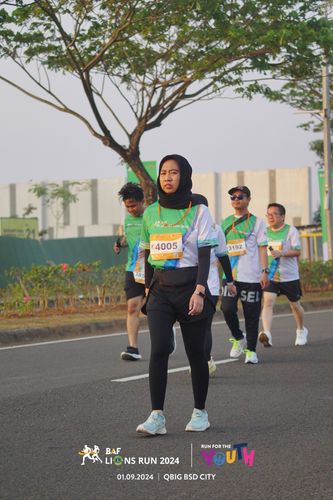 Race photo from BAF LIONS RUN 2024