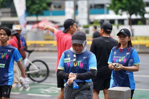 Race photo from Road to BAF Lions Run 2024