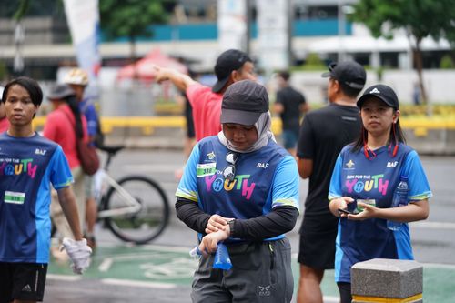 Race photo from Road to BAF Lions Run 2024