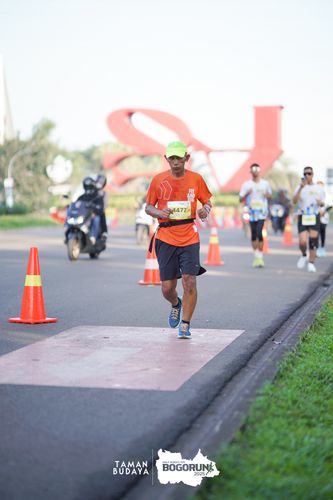 Race photo from Taman Budaya x BOGORUN 2025