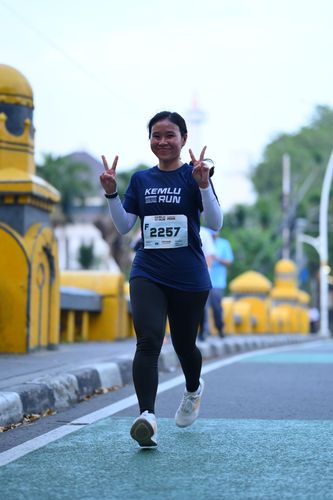 Race photo from KEMLU RUN 2025