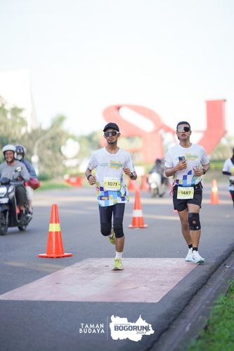 Race photo from Taman Budaya x BOGORUN 2025