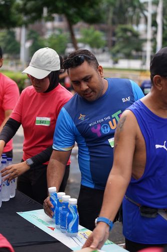 Race photo from Road to BAF Lions Run 2024