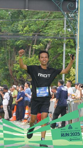 Race photo from Mangkunegaran Run 2025