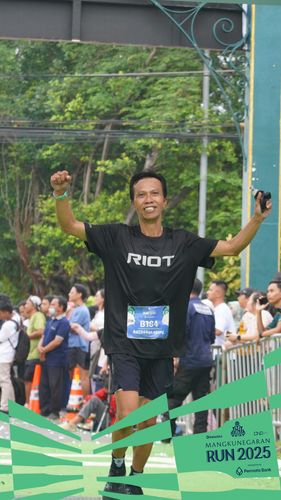 Race photo from Mangkunegaran Run 2025