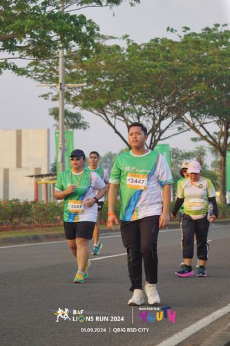 Race photo from BAF LIONS RUN 2024