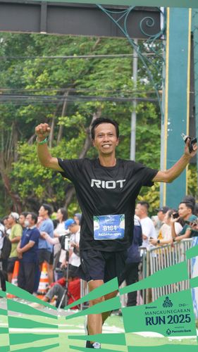 Race photo from Mangkunegaran Run 2025