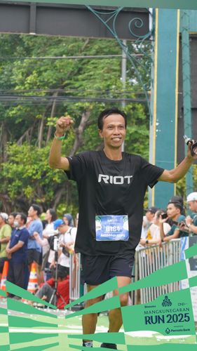 Race photo from Mangkunegaran Run 2025