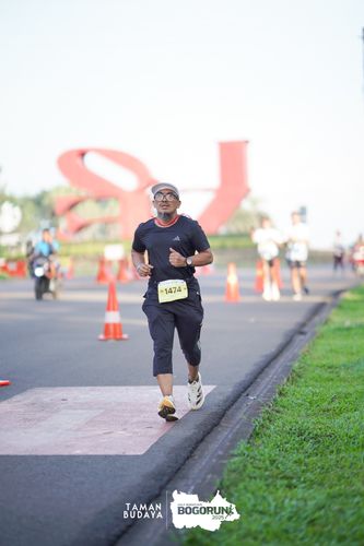Race photo from Taman Budaya x BOGORUN 2025