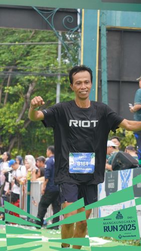 Race photo from Mangkunegaran Run 2025