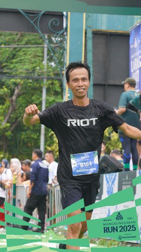 Race photo from Mangkunegaran Run 2025