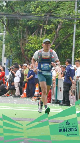 Race photo from Mangkunegaran Run 2025