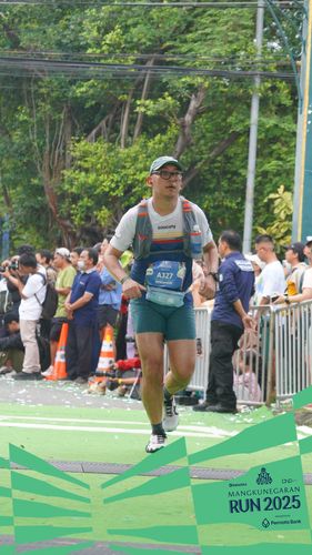 Race photo from Mangkunegaran Run 2025
