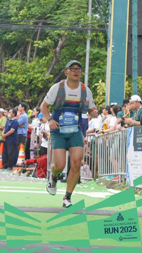 Race photo from Mangkunegaran Run 2025