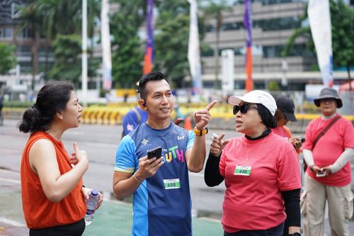 Race photo from Road to BAF Lions Run 2024