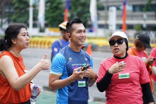 Race photo from Road to BAF Lions Run 2024