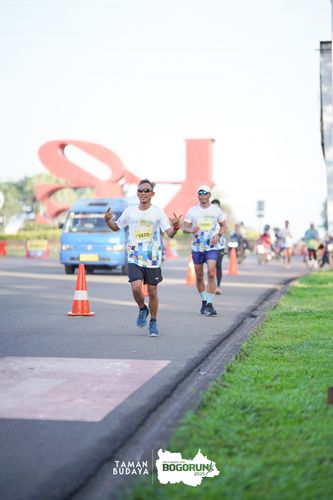 Race photo from Taman Budaya x BOGORUN 2025