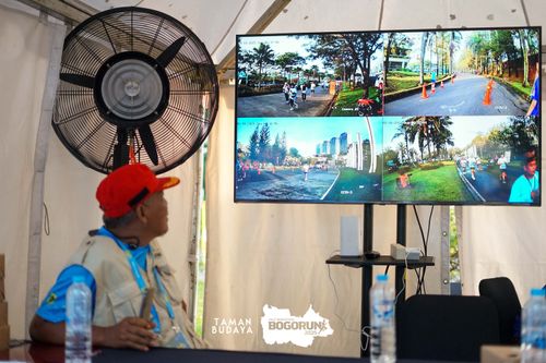 Race photo from Taman Budaya x BOGORUN 2025