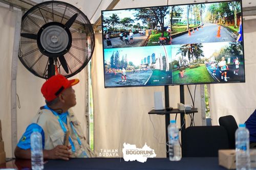 Race photo from Taman Budaya x BOGORUN 2025