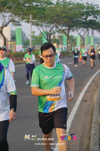 Race photo from BAF LIONS RUN 2024