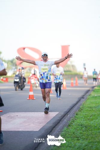Race photo from Taman Budaya x BOGORUN 2025