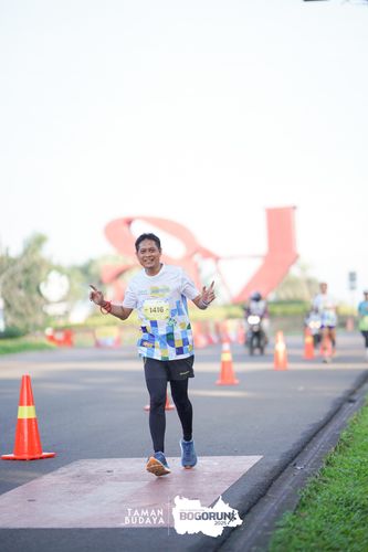 Race photo from Taman Budaya x BOGORUN 2025