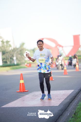 Race photo from Taman Budaya x BOGORUN 2025