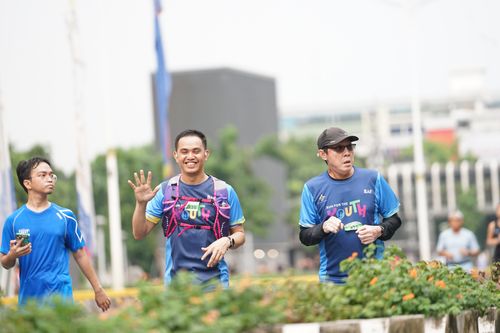 Race photo from Road to BAF Lions Run 2024