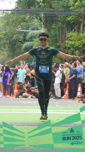 Race photo from Mangkunegaran Run 2025
