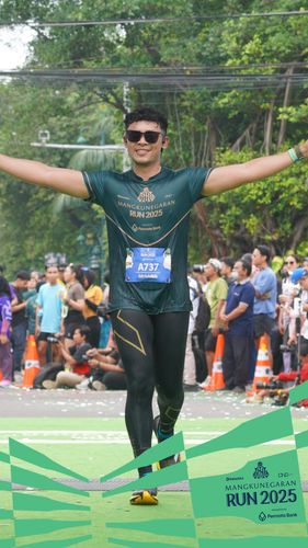 Race photo from Mangkunegaran Run 2025