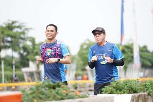 Race photo from Road to BAF Lions Run 2024