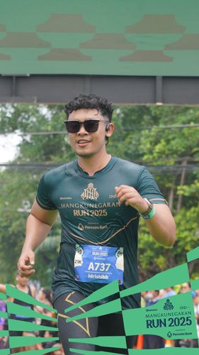 Race photo from Mangkunegaran Run 2025