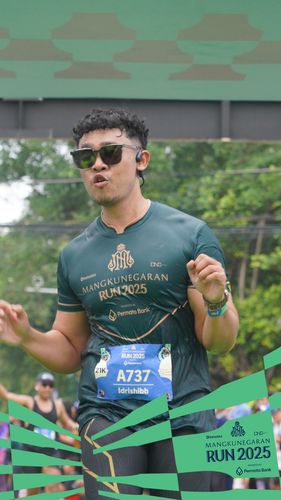 Race photo from Mangkunegaran Run 2025