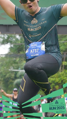Race photo from Mangkunegaran Run 2025