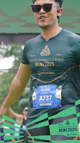 Race photo from Mangkunegaran Run 2025