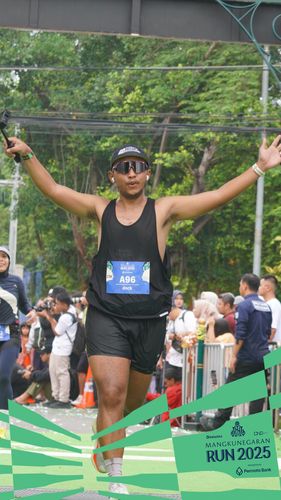 Race photo from Mangkunegaran Run 2025