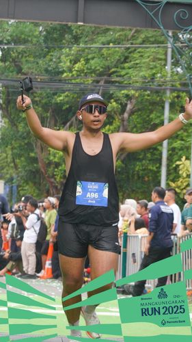 Race photo from Mangkunegaran Run 2025