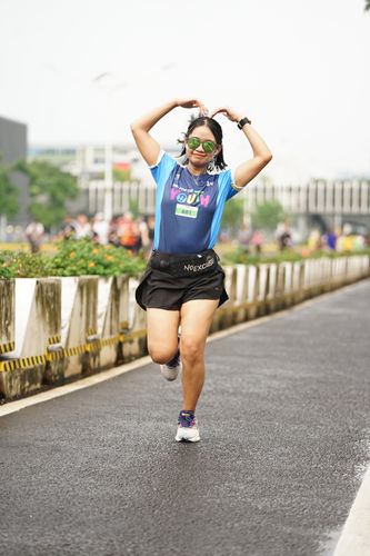 Race photo from Road to BAF Lions Run 2024