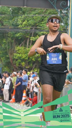 Race photo from Mangkunegaran Run 2025