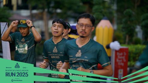 Race photo from Mangkunegaran Run 2025