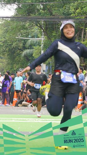 Race photo from Mangkunegaran Run 2025